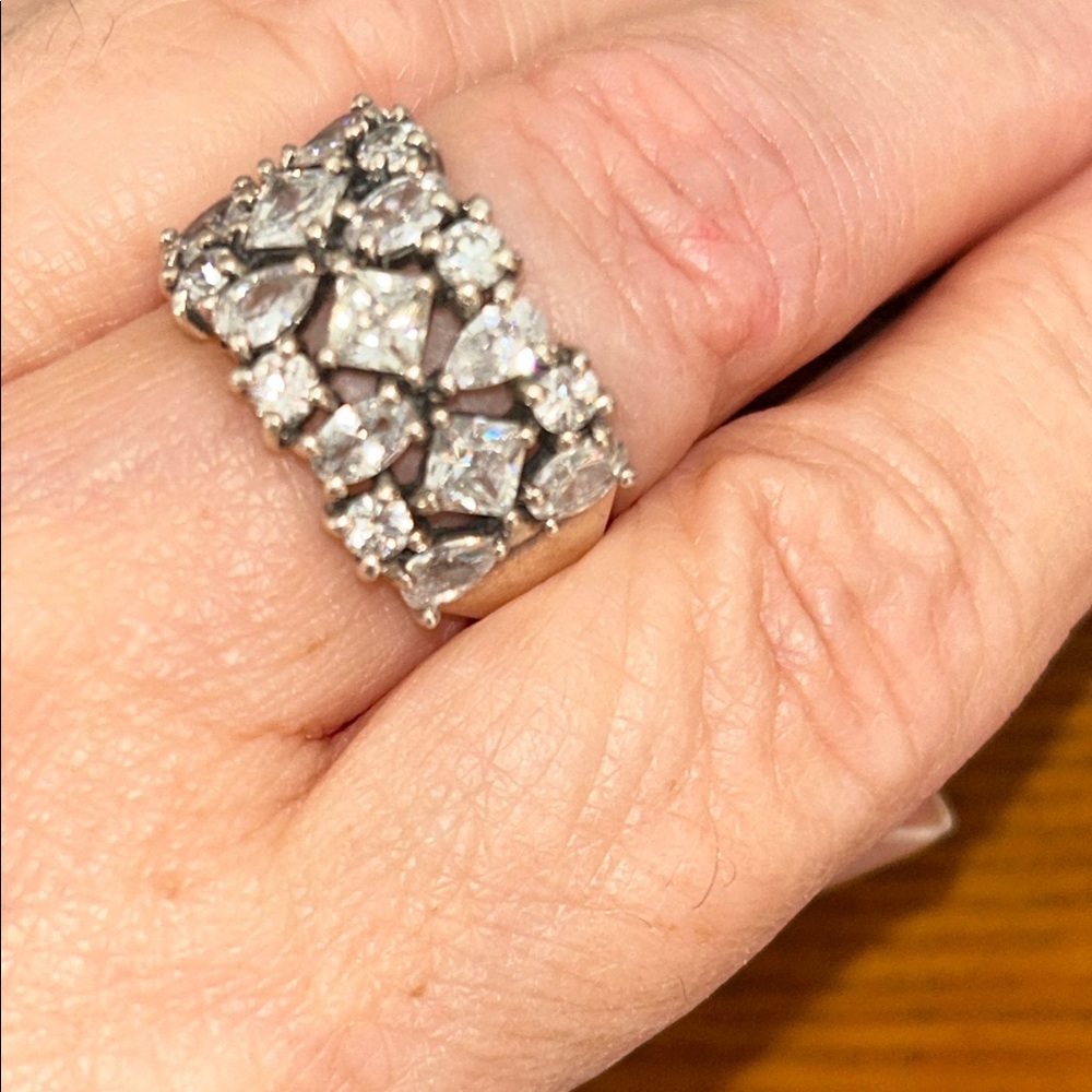 Silpada Silver Diamond-Patterned Ring - image 5